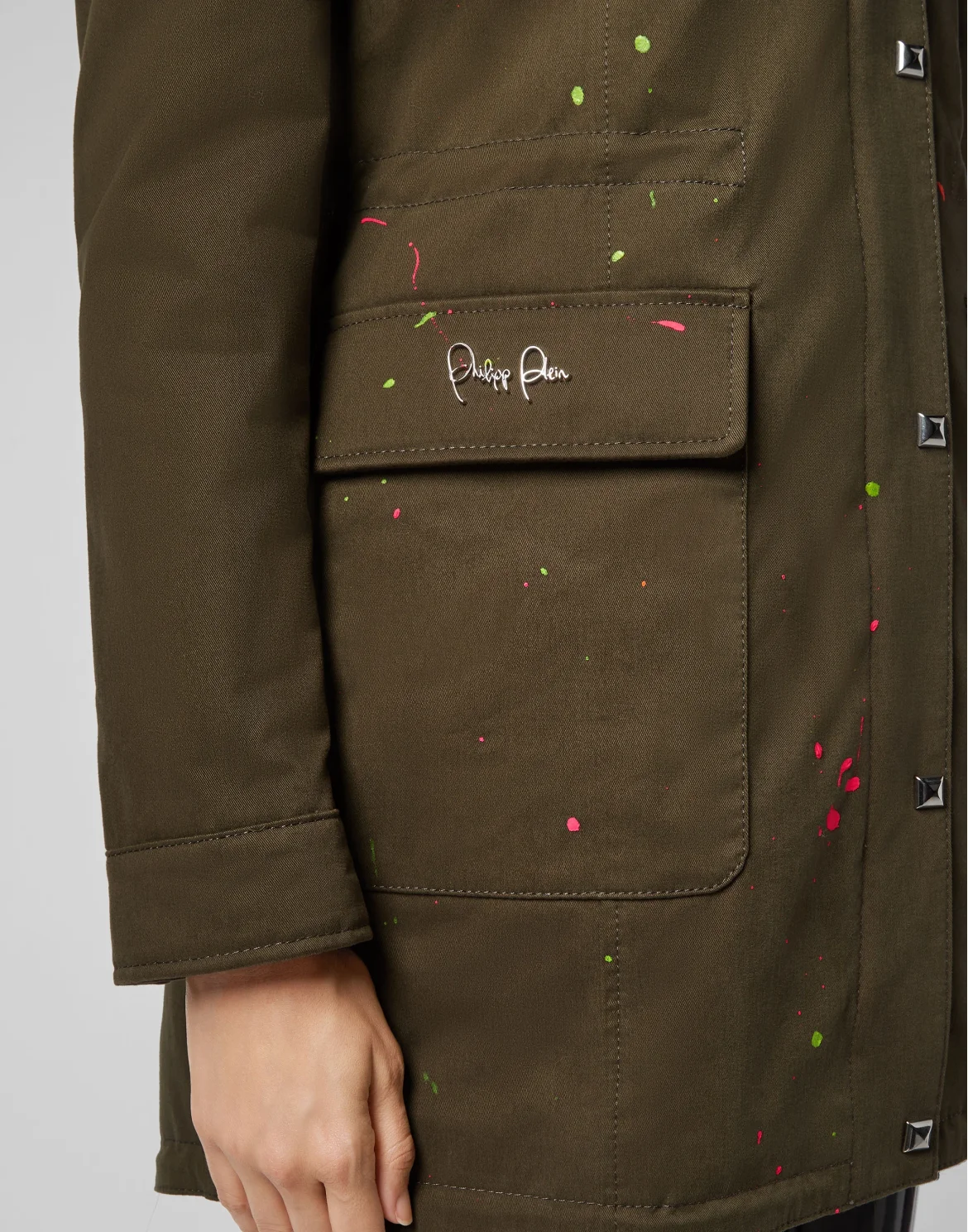 Parka Studs skull, цвет: Камуфляж
