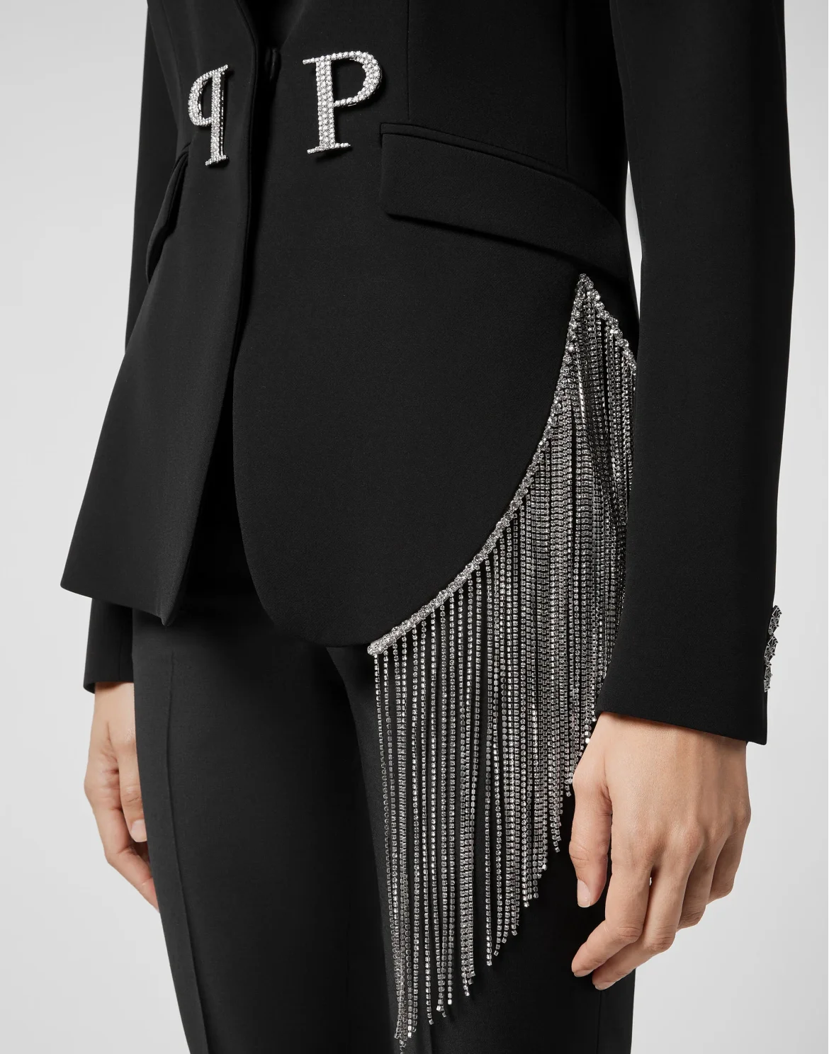Blazer Fringe, цвет: Черный