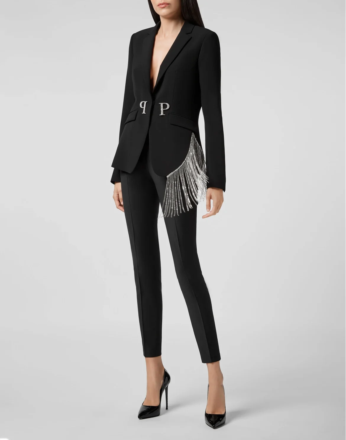 Blazer Fringe, цвет: Черный