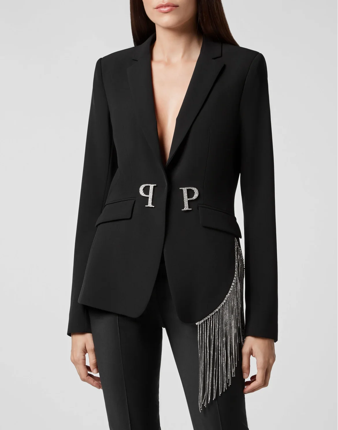 Blazer Fringe, цвет: Черный