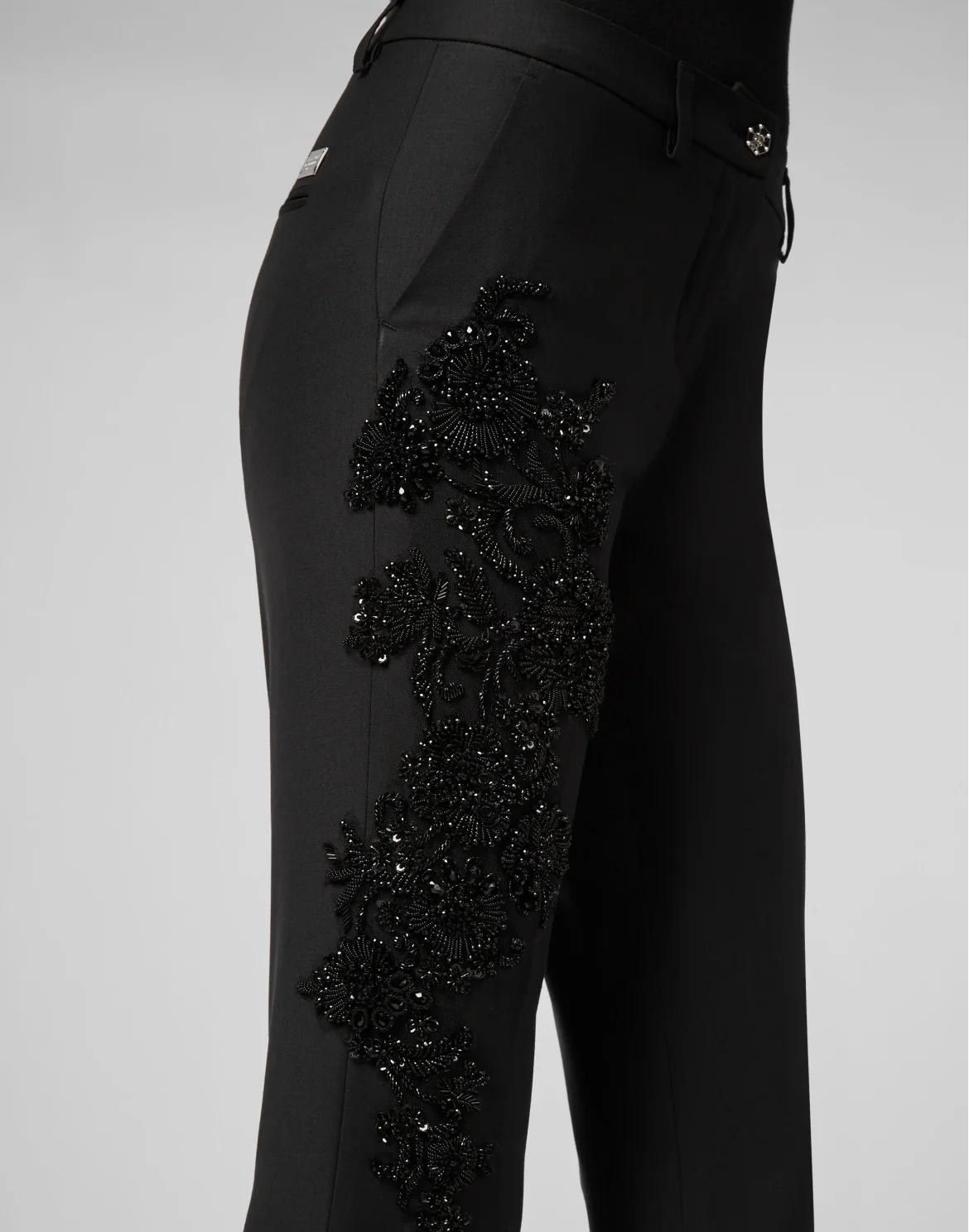 Trousers Lace, цвет: Черный