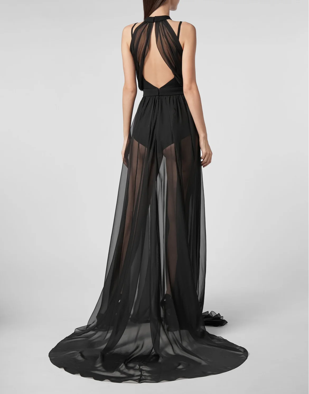 Long Dress Crystal, цвет: Черный