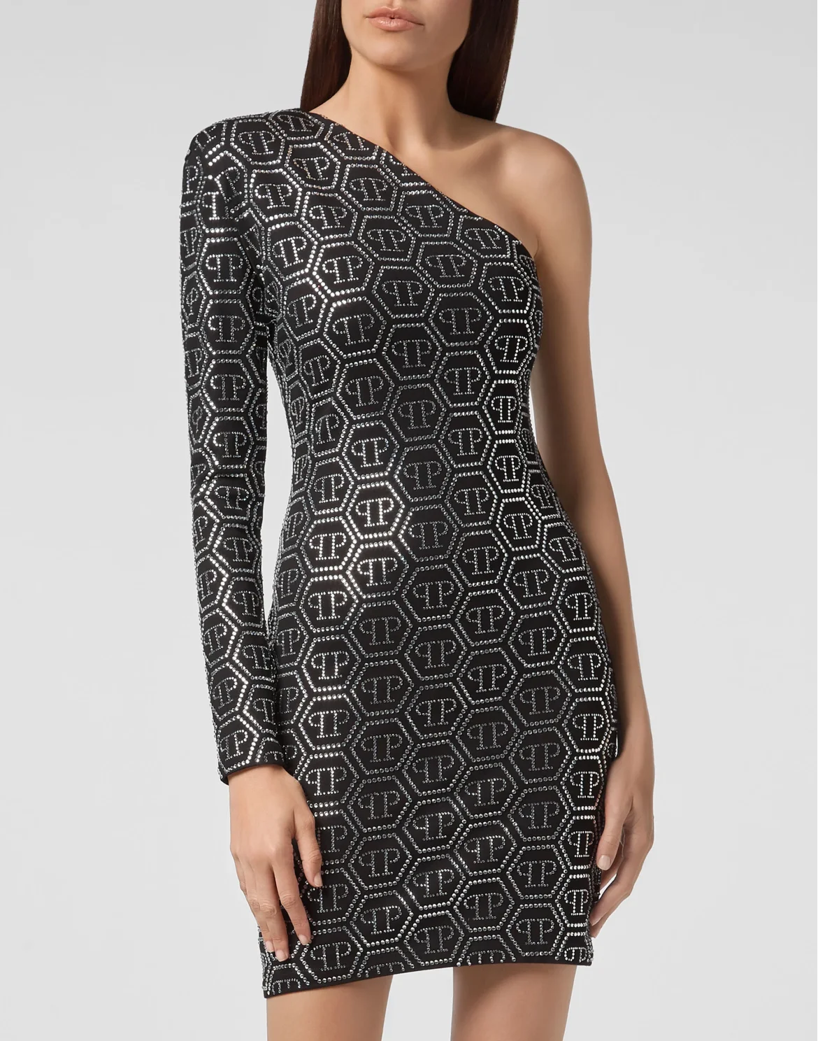 Short Dress All over PP, цвет: Черный