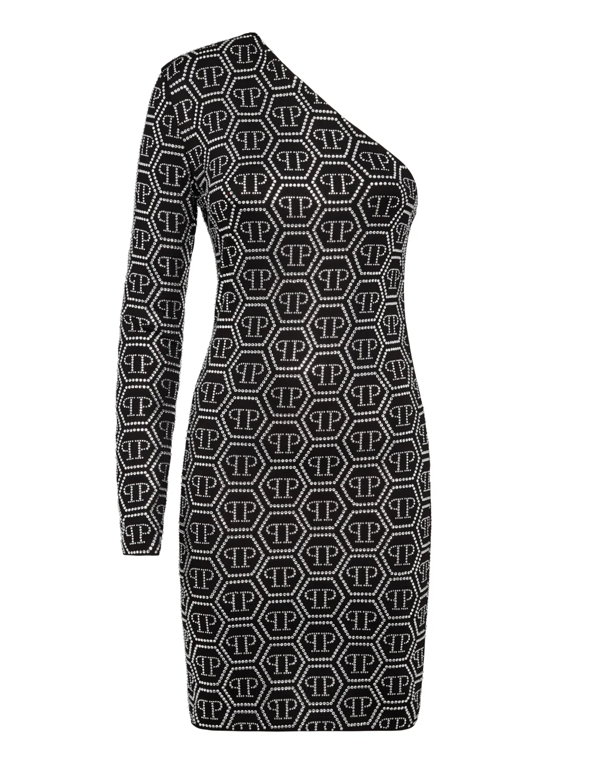 Short Dress All over PP, цвет: Черный