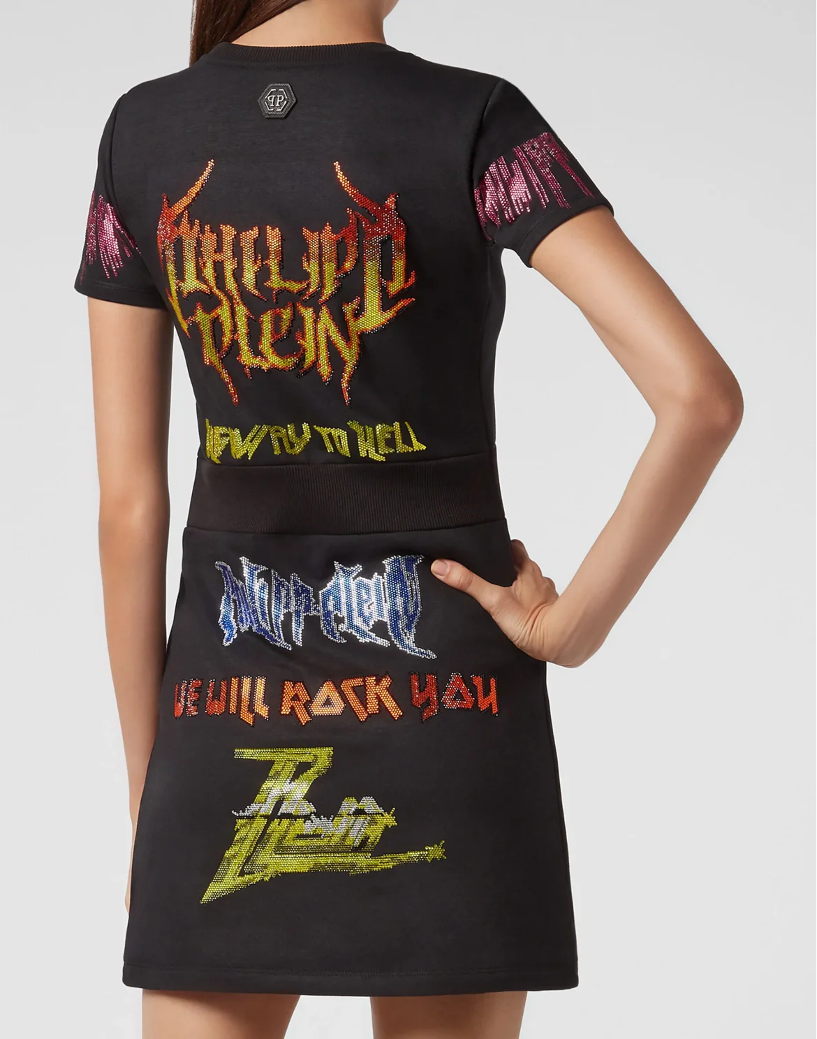 Short Dress Rock PP, цвет: Черный