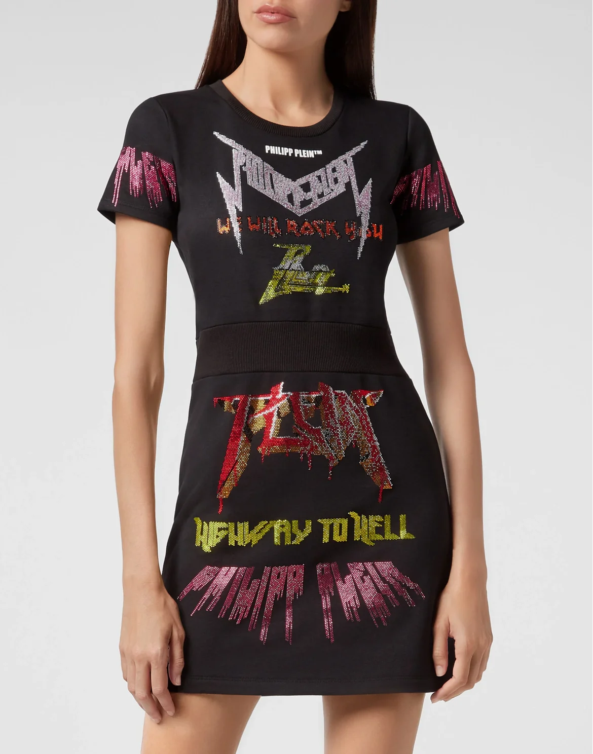 Short Dress Rock PP, цвет: Черный