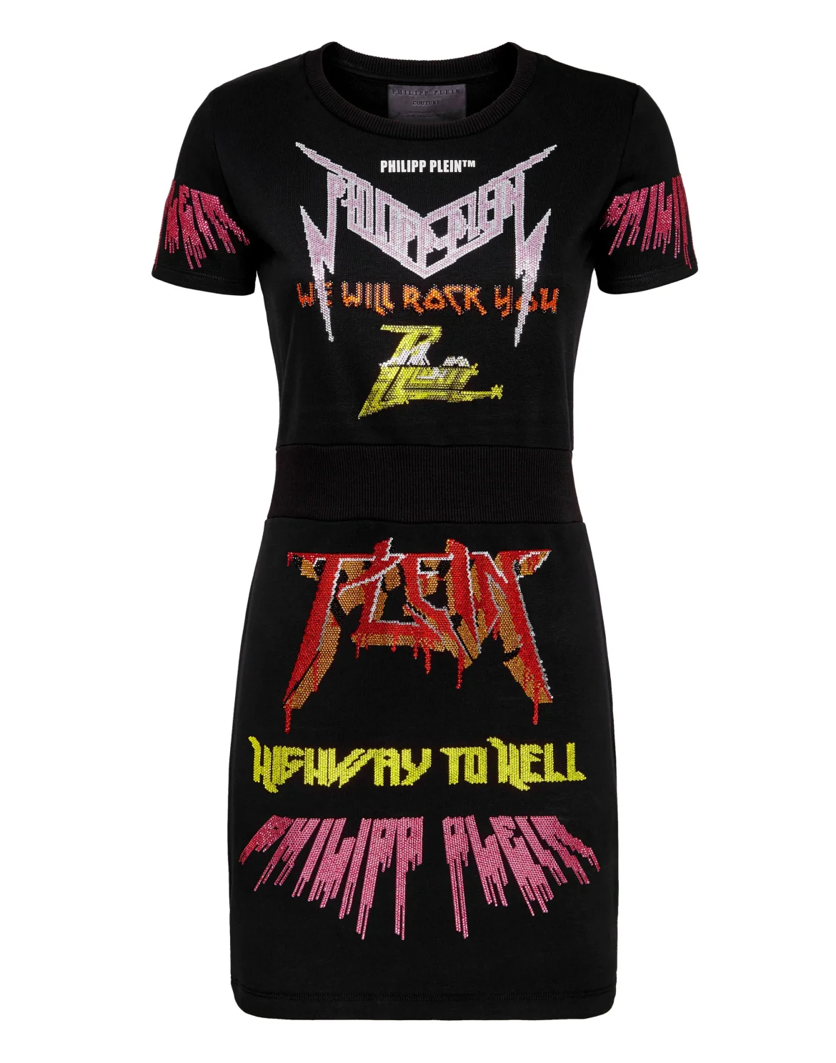 Short Dress Rock PP, цвет: Черный