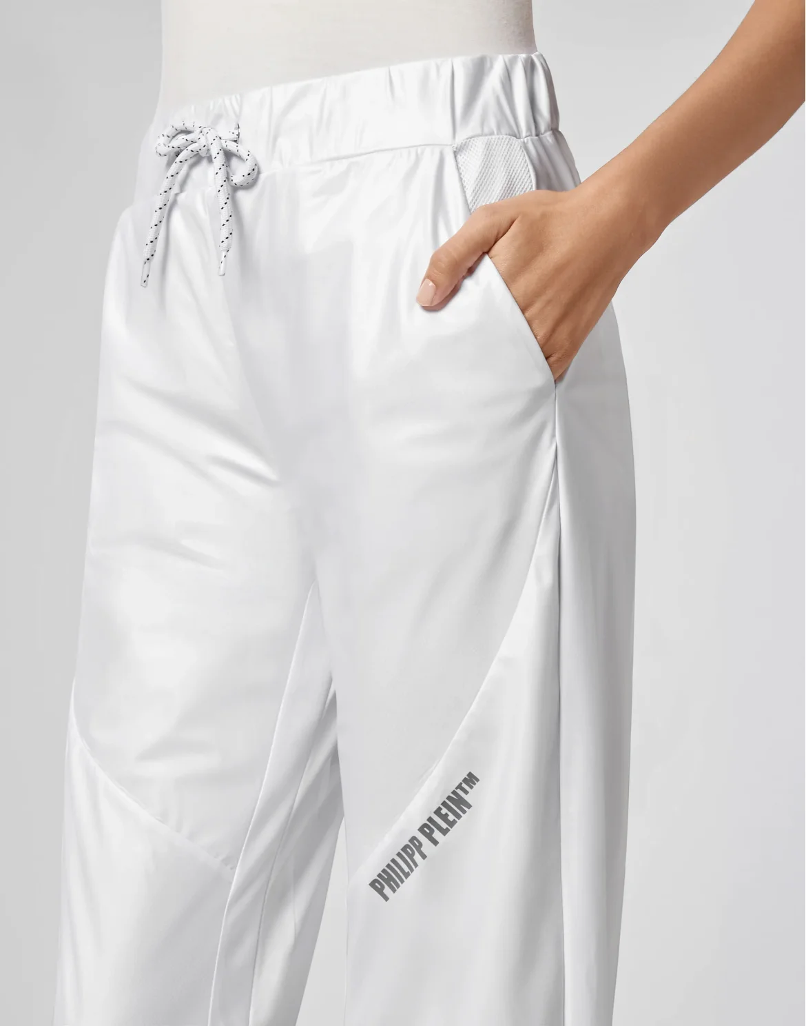 Nylon Jogging Trousers Philipp Plein TM, цвет: Белый