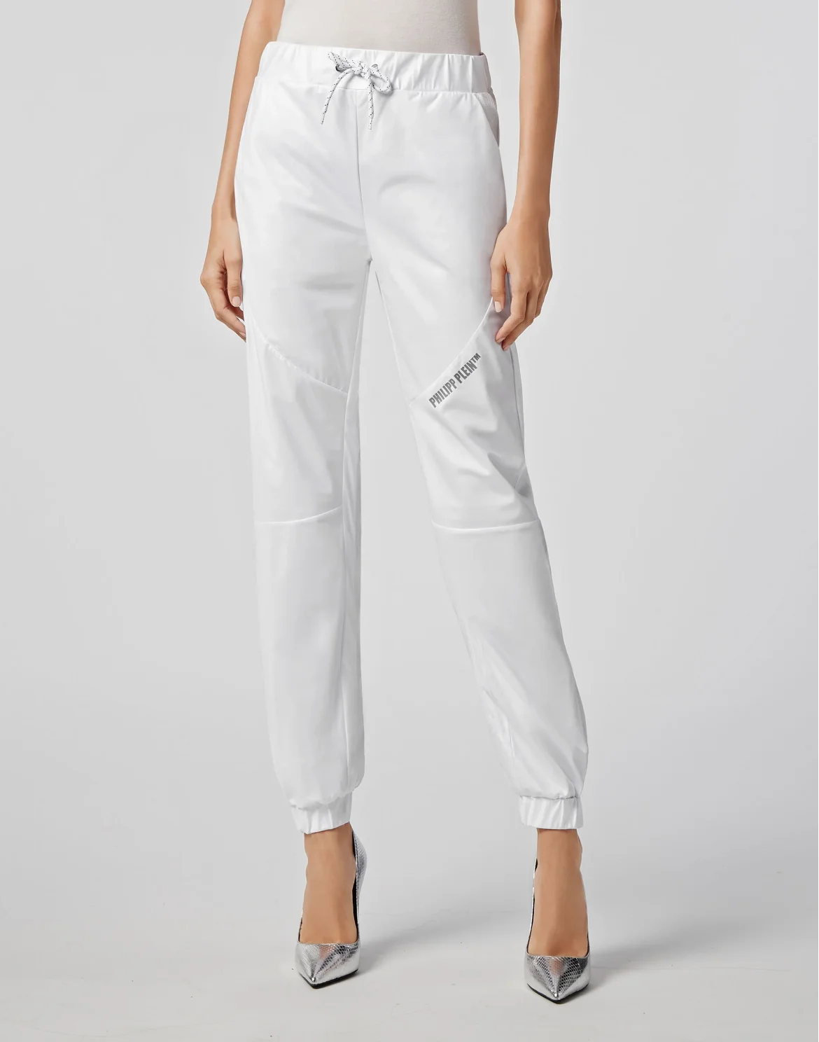 Nylon Jogging Trousers Philipp Plein TM, цвет: Белый