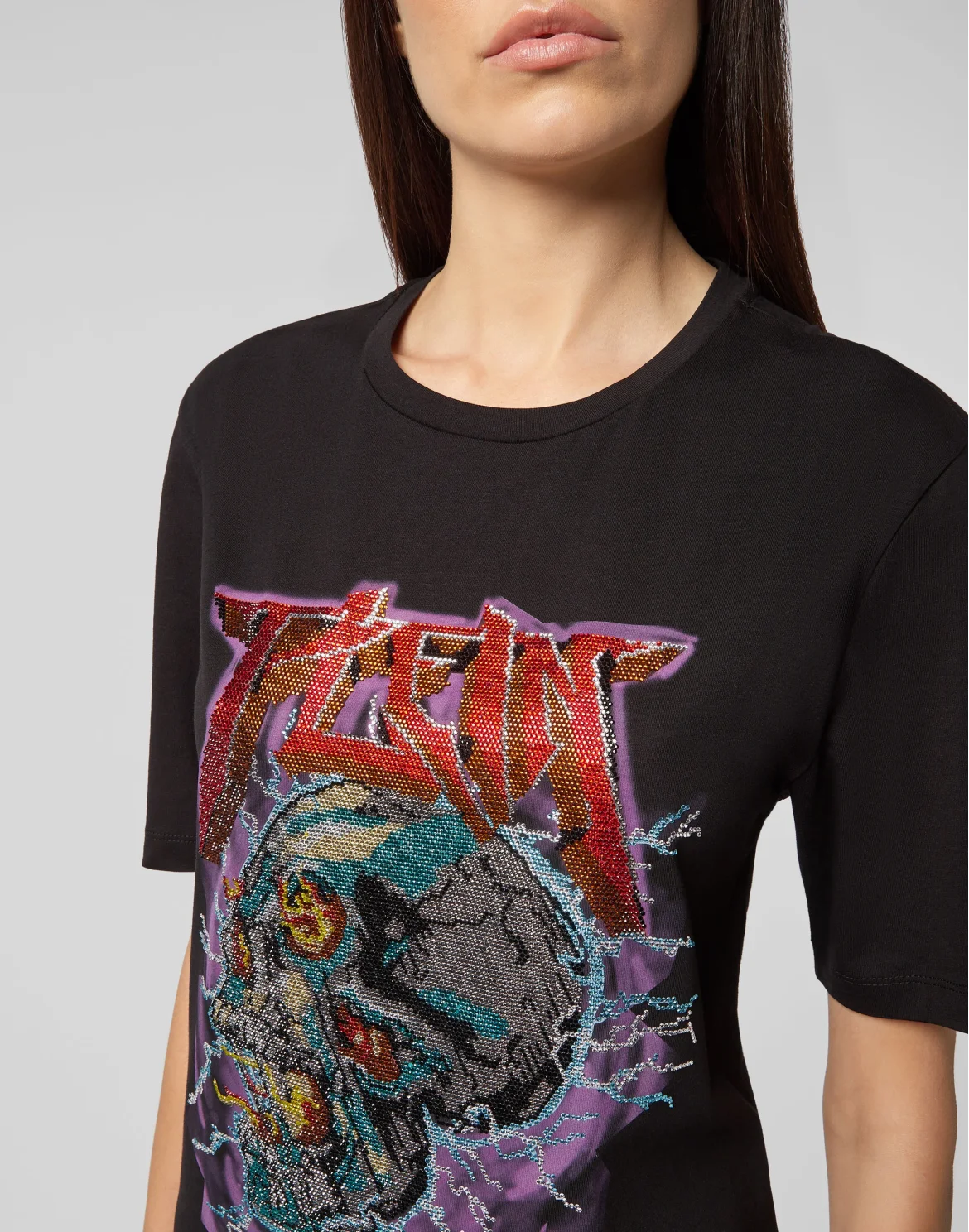 T-Shirt Short Dresses Rock PP, цвет: Черный
