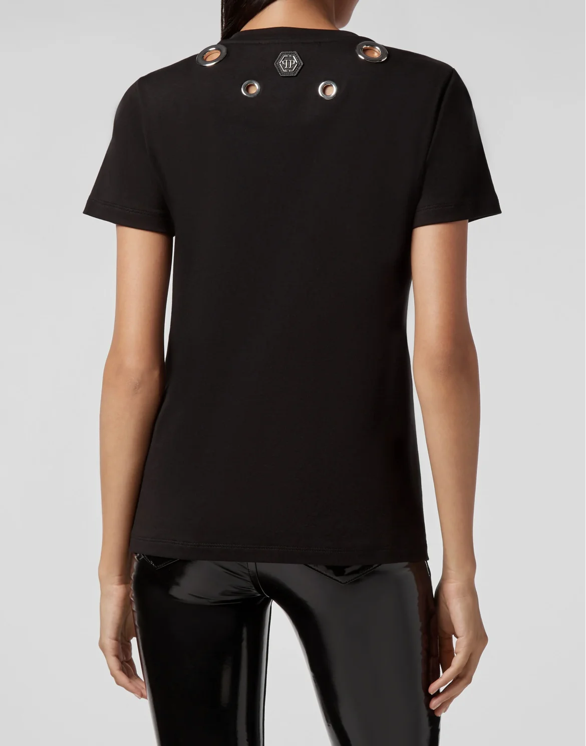 T-shirt Round Neck SS Teddy Bear, цвет: Черный