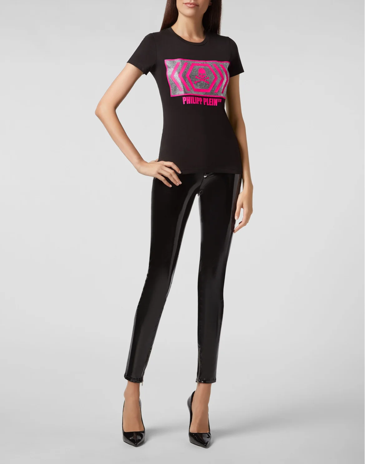 T-shirt Round Neck SS Philipp Plein TM, цвет: Черный