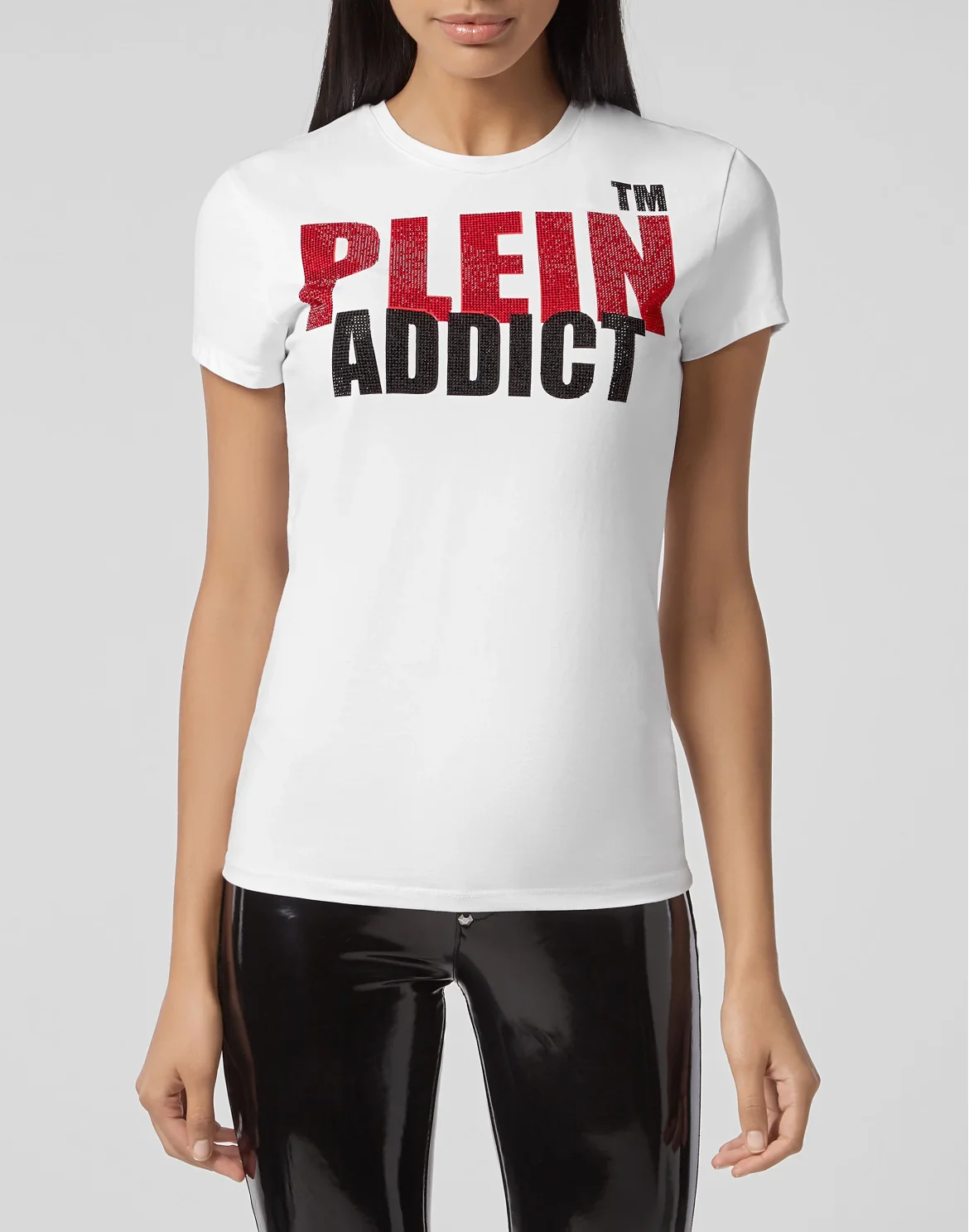 T-shirt Round Neck SS Plein Addict, цвет: Белый