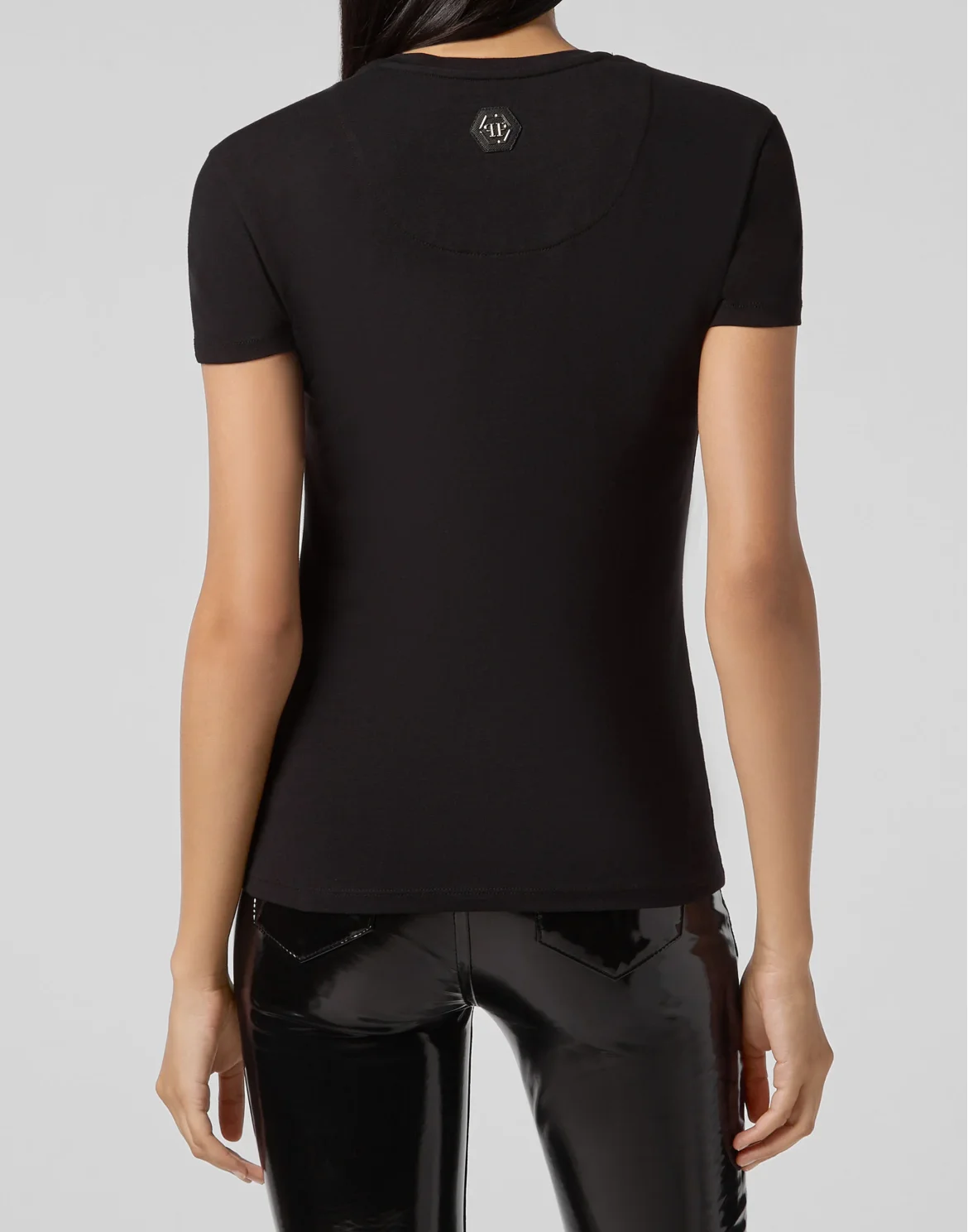 T-shirt Round Neck SS Plein Addict, цвет: Черный