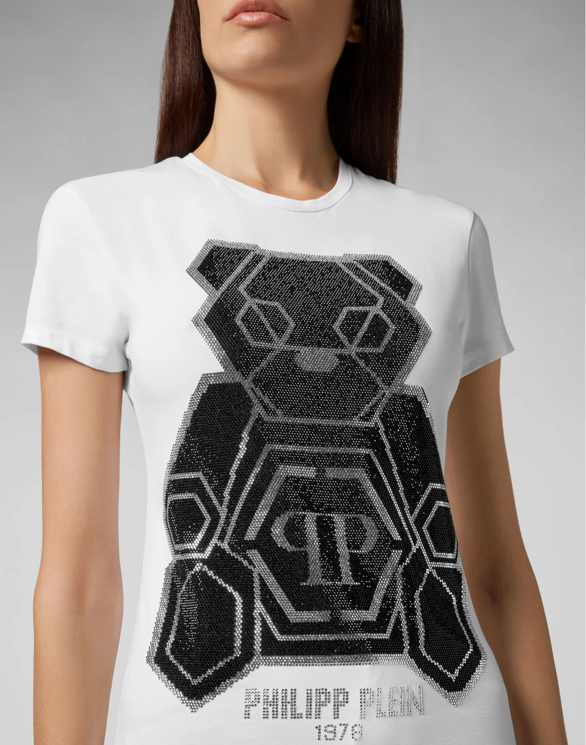 T-shirt Round Neck SS Teddy Bear, цвет: Белый