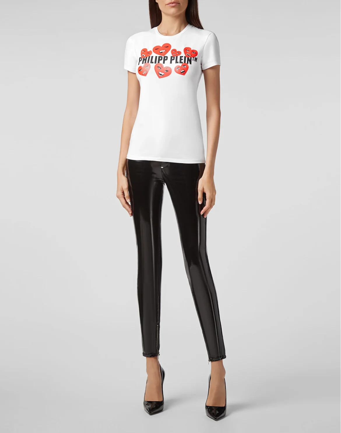 T-shirt Round Neck SS Love Plein, цвет: Белый