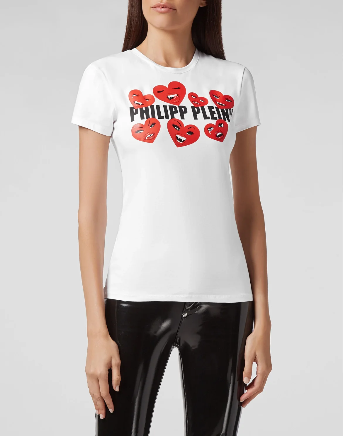 T-shirt Round Neck SS Love Plein, цвет: Белый