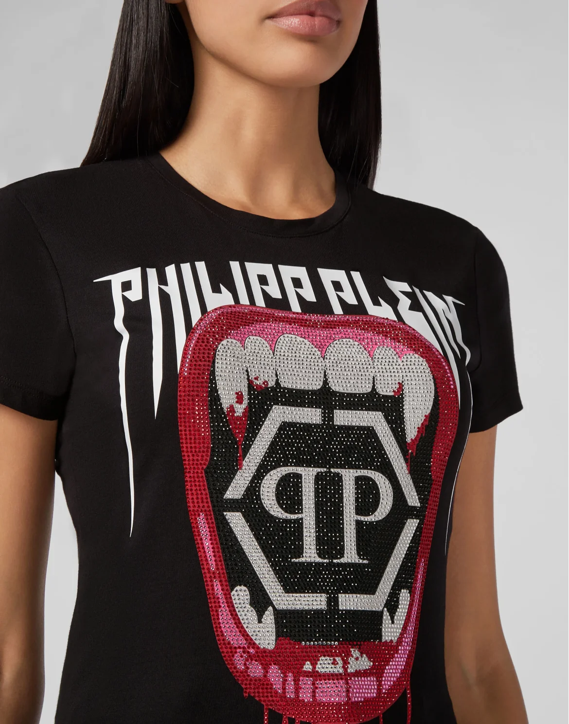 T-shirt Round Neck SS Rock PP, цвет: Черный