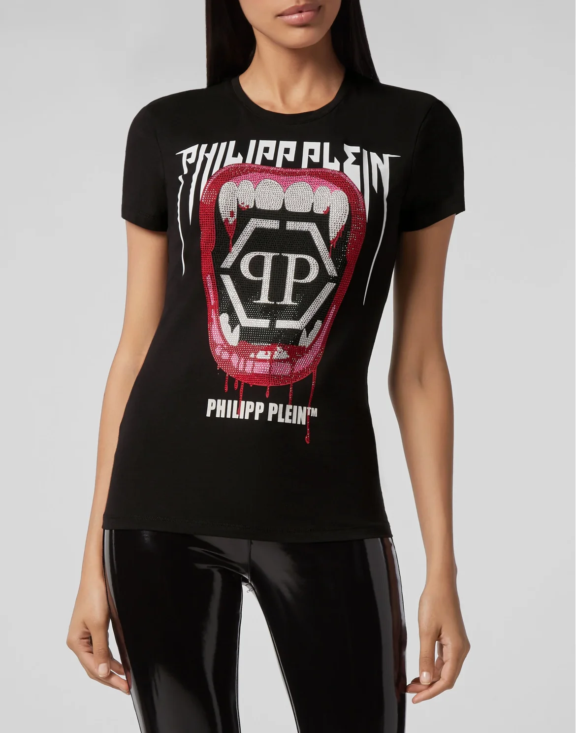 T-shirt Round Neck SS Rock PP, цвет: Черный