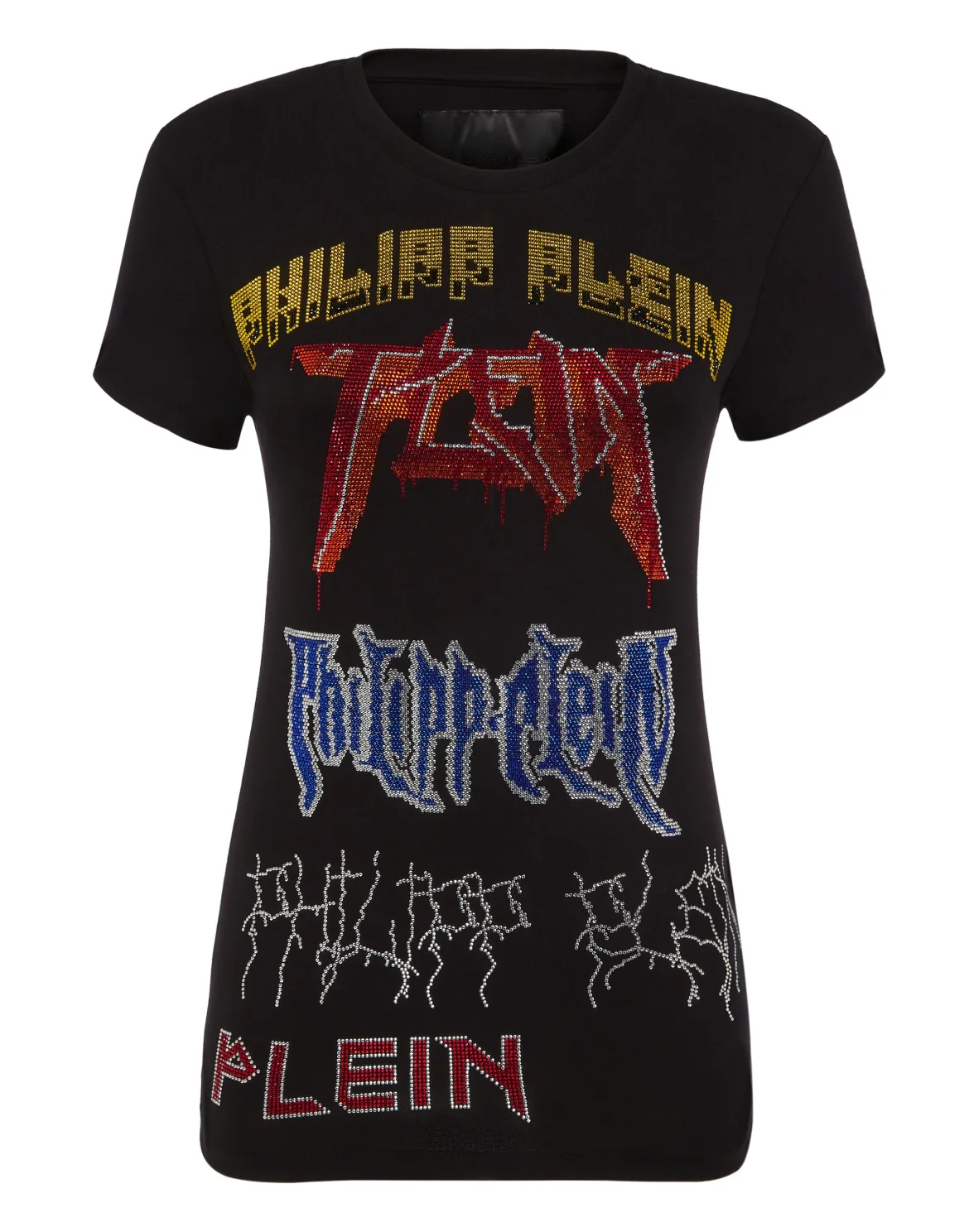T-shirt Round Neck SS Rock PP, цвет: Черный