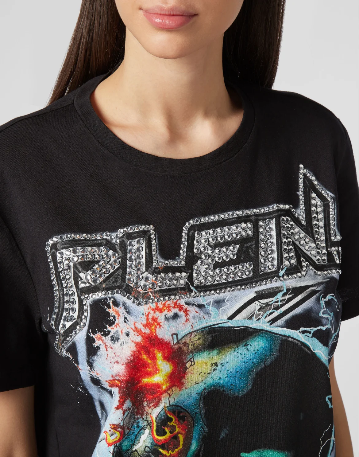 T-shirt Round Neck SS Psychosocial, цвет: Черный