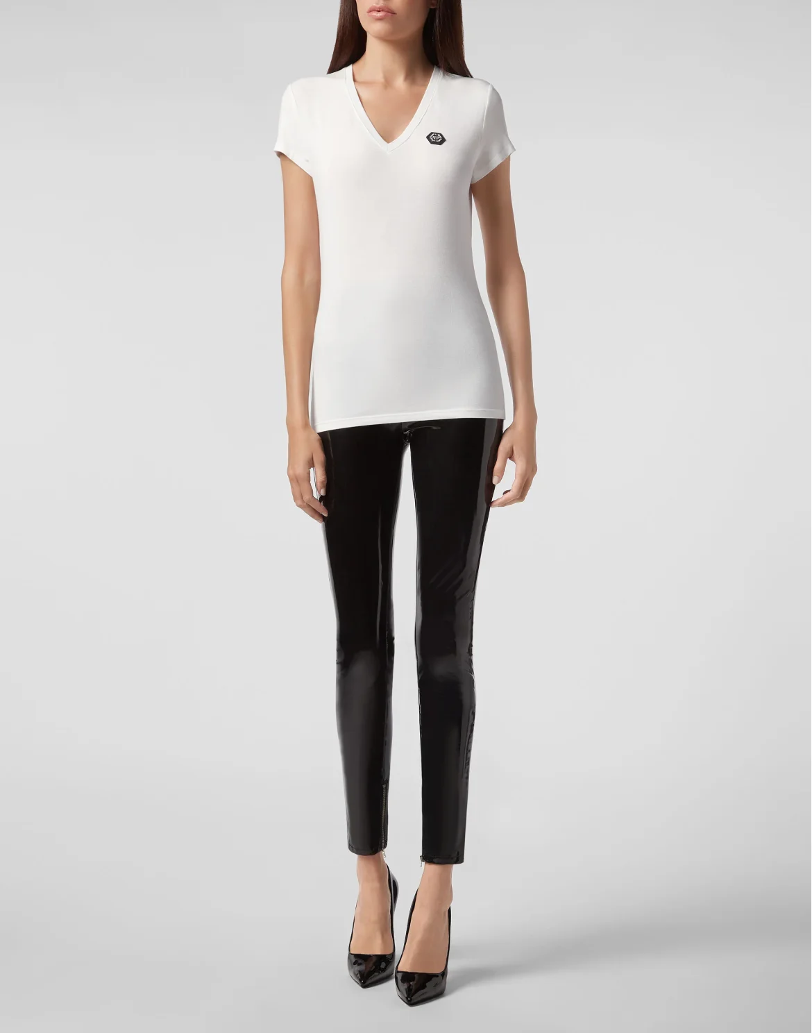 T-shirt V-Neck SS, цвет: Белый