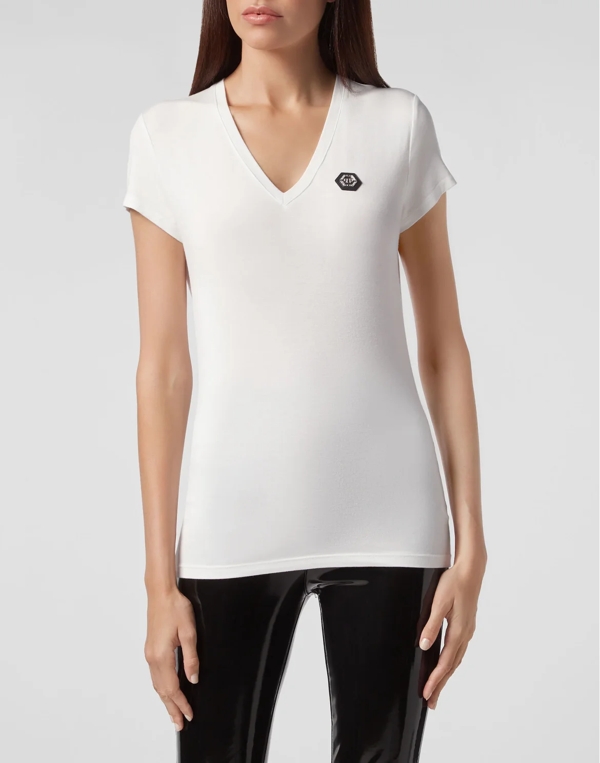 T-shirt V-Neck SS, цвет: Белый