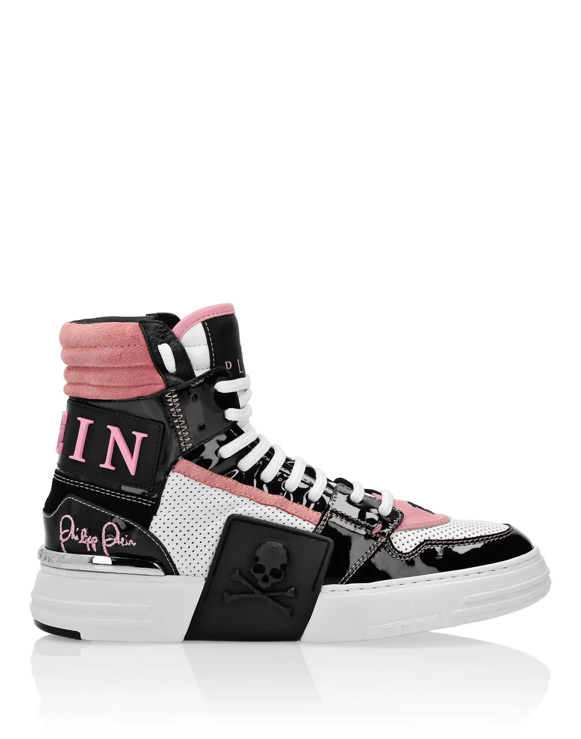 Hi-Top Sneakers Skull, цвет: Розовый