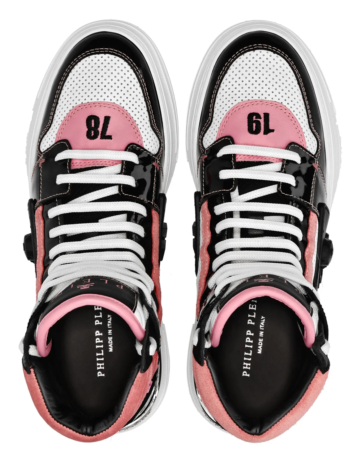 Hi-Top Sneakers Skull, цвет: Розовый