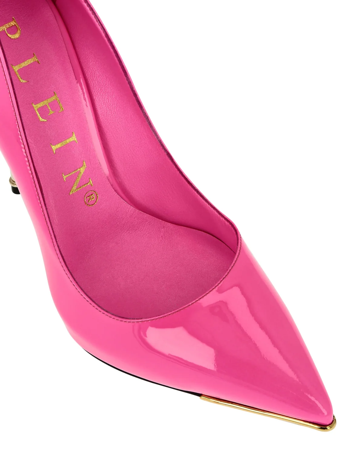 Patent Leather Decollete Hi-Heels Studs, цвет: Розовый