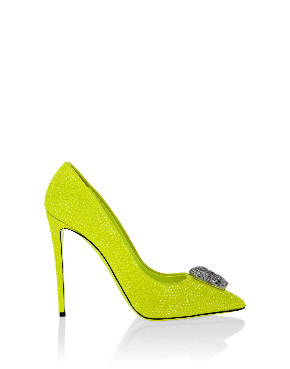 Decollete Hi-Heels Skull, цвет: Желтый