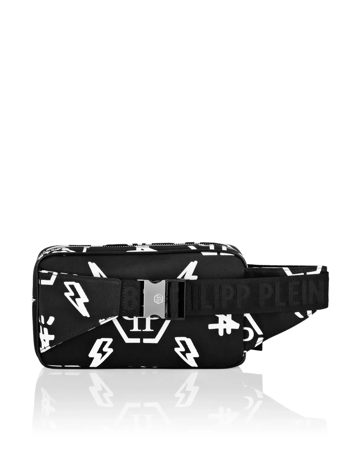 Nylon Fenny Pack Iconic Plein, цвет: Черный