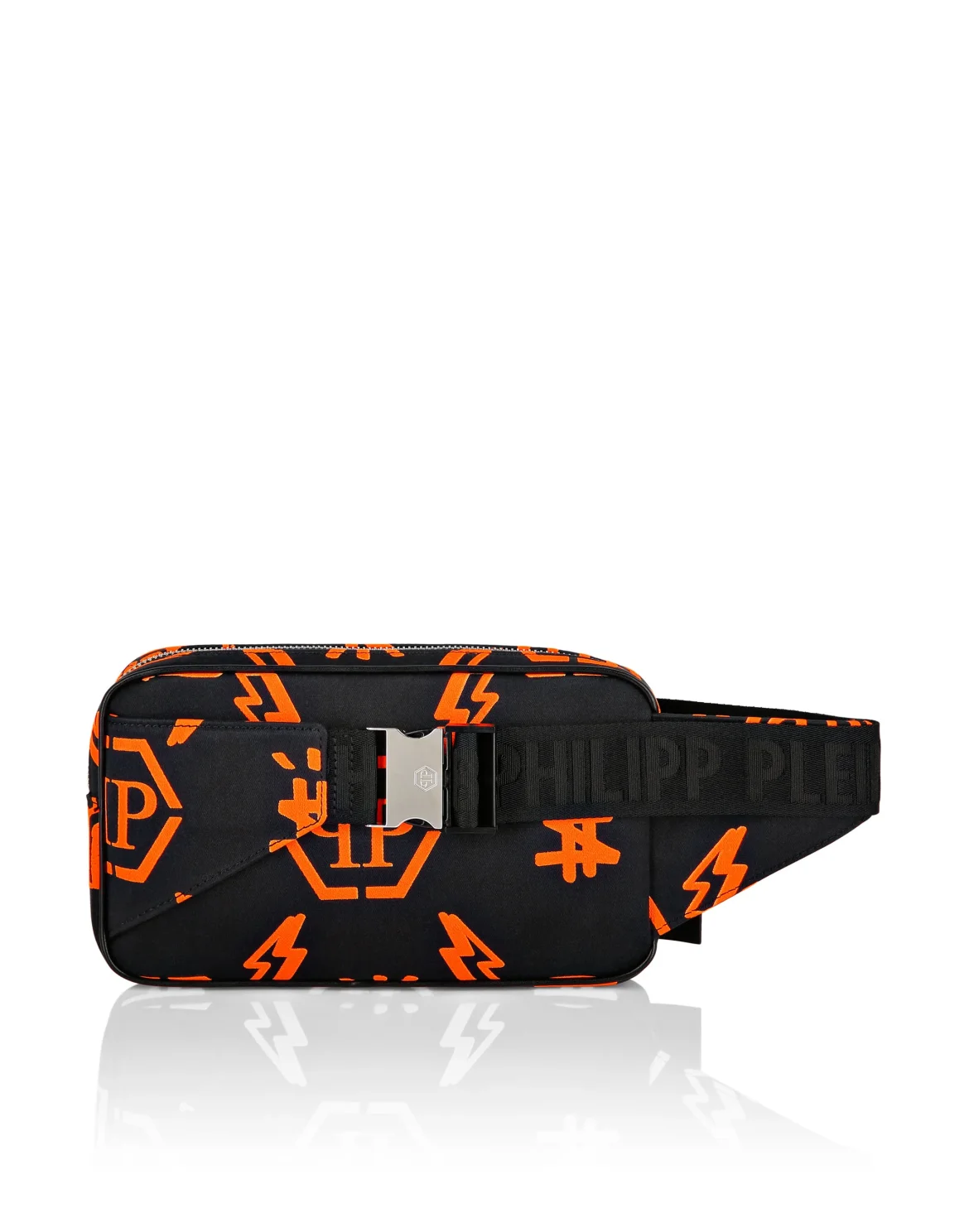 Nylon Fenny Pack Iconic Plein, цвет: Черный