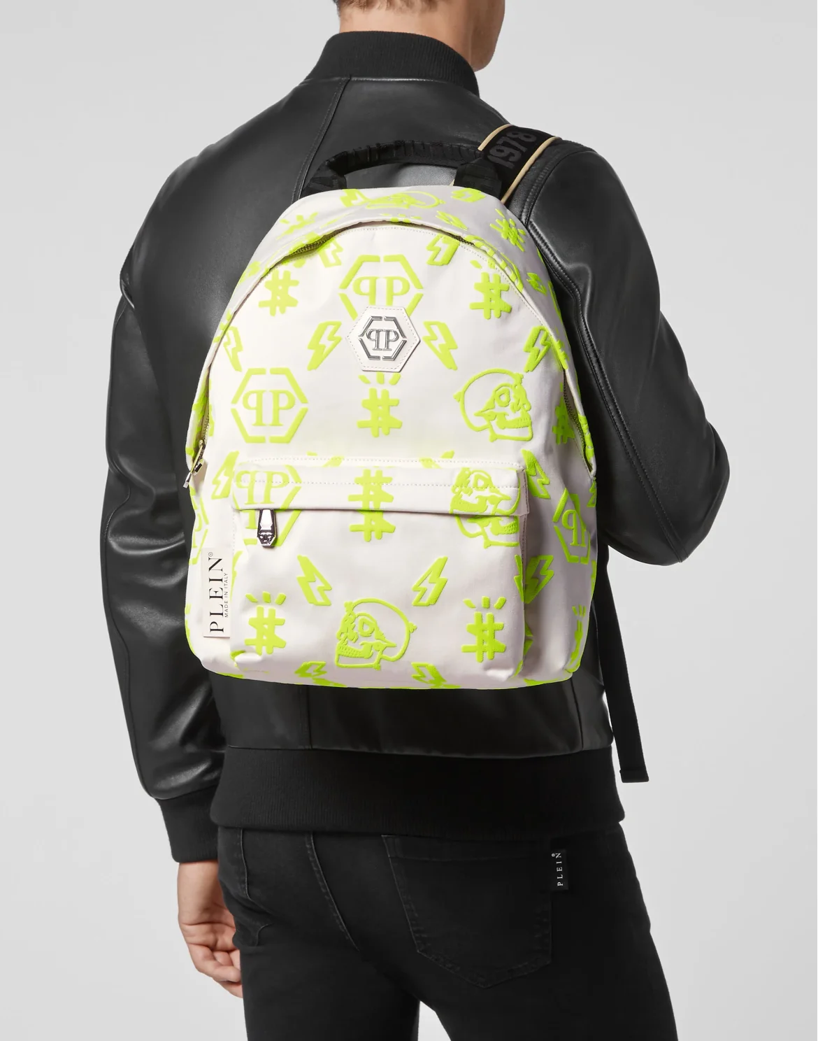 Nylon Backpack Iconic Plein, цвет: Желтый