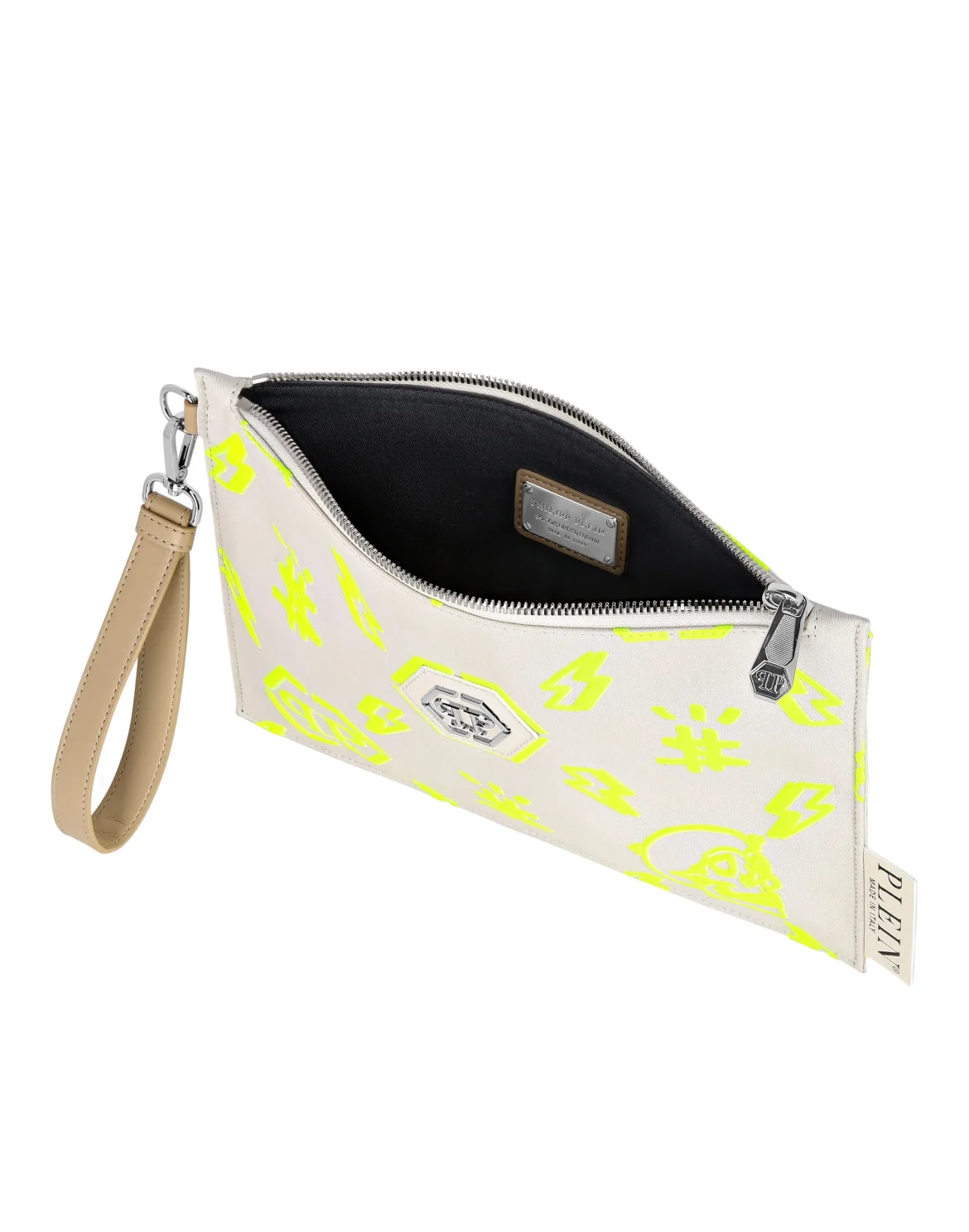 Nylon Minaudiere Iconic Plein, цвет: Желтый
