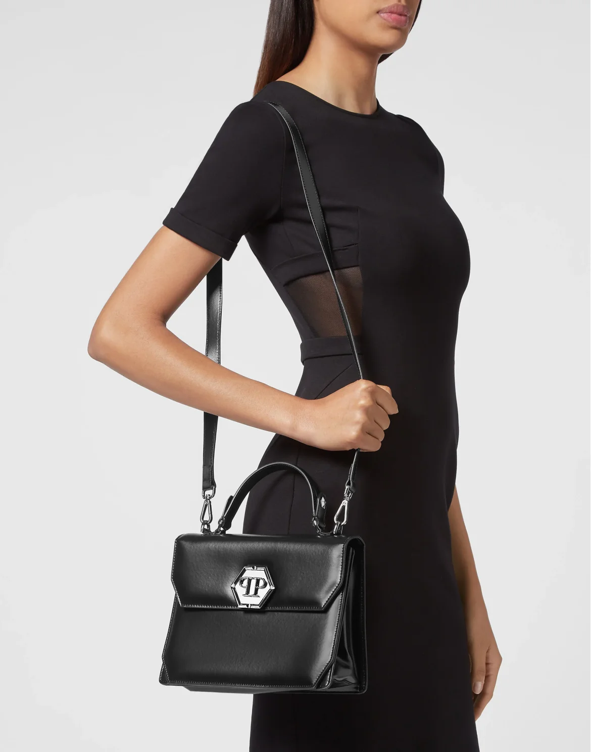 Medium Handle Bag Superheroine, цвет: Черный