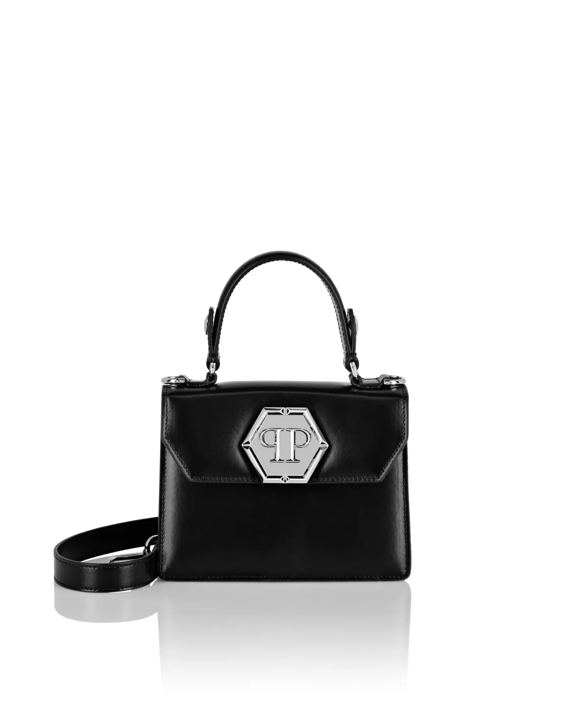 Small Handle Bag Superheroine, цвет: Черный
