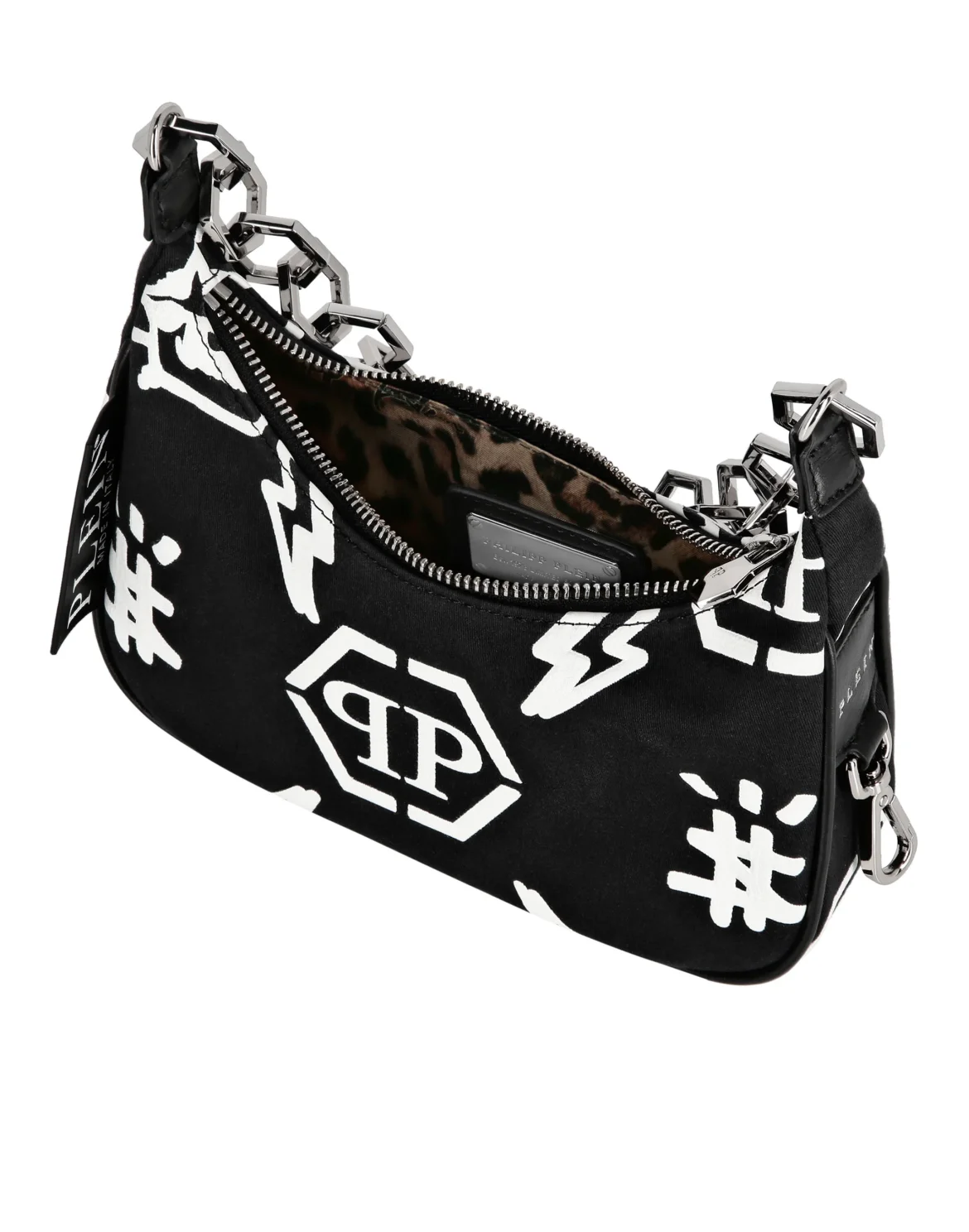 Nylon Shoulder Bag Monogram, цвет: Черный