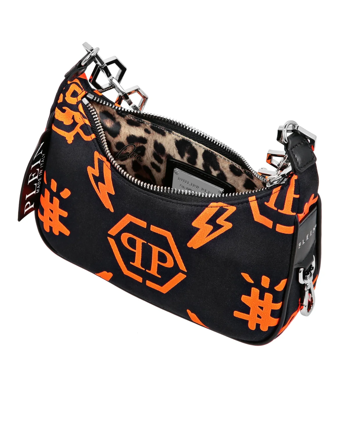 Nylon Shoulder Bag Monogram, цвет: Черный