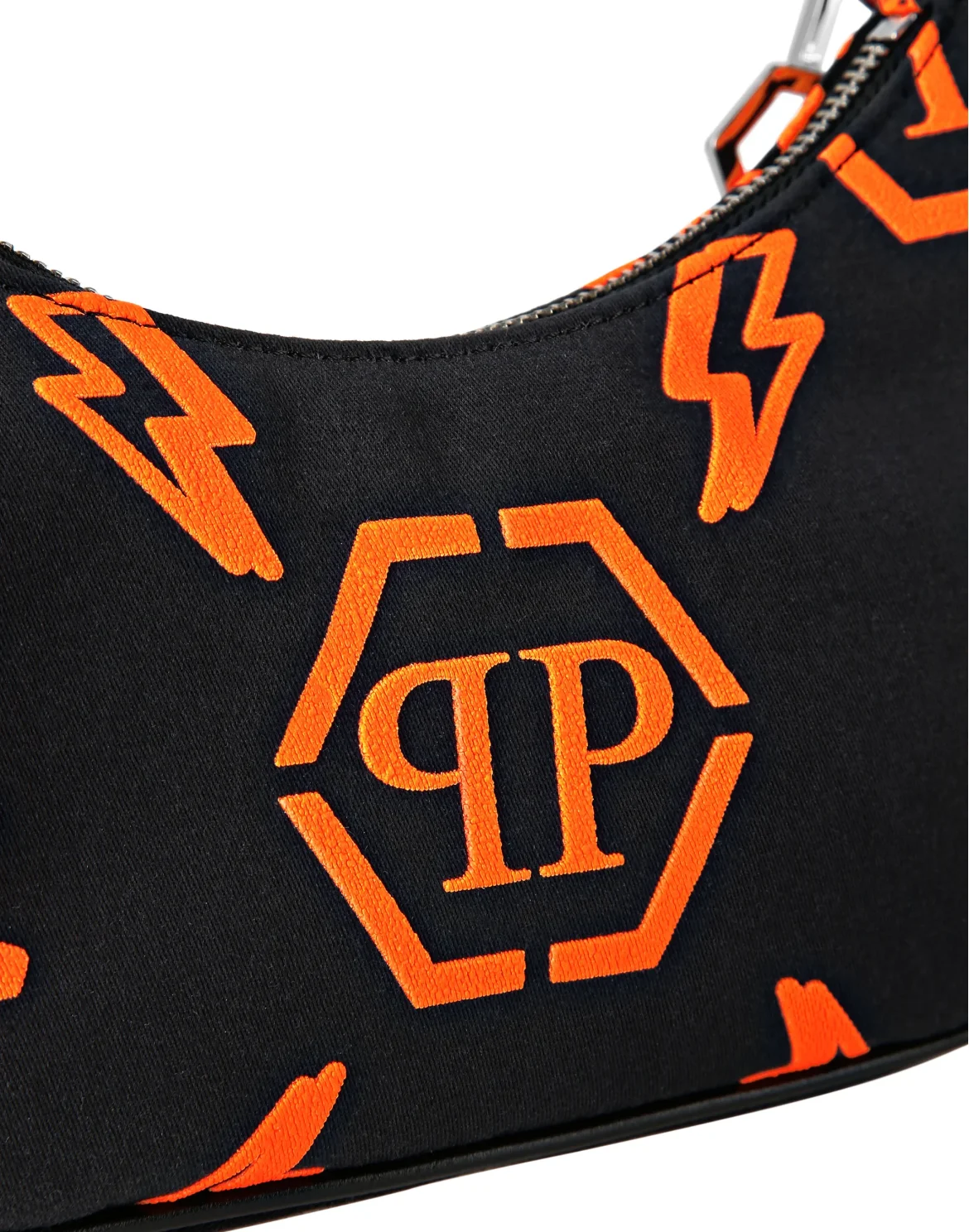 Nylon Shoulder Bag Monogram, цвет: Черный