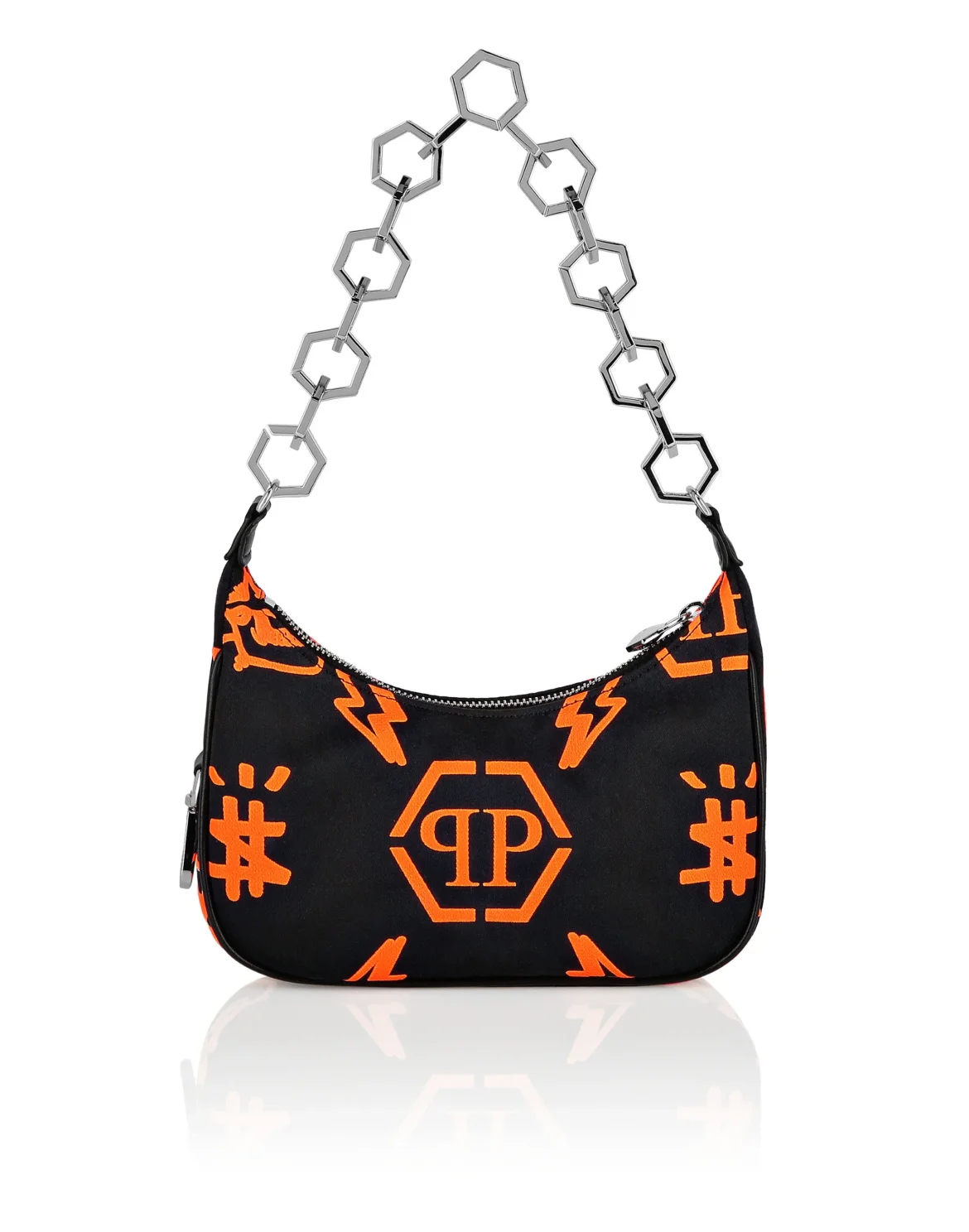 Nylon Shoulder Bag Monogram, цвет: Черный