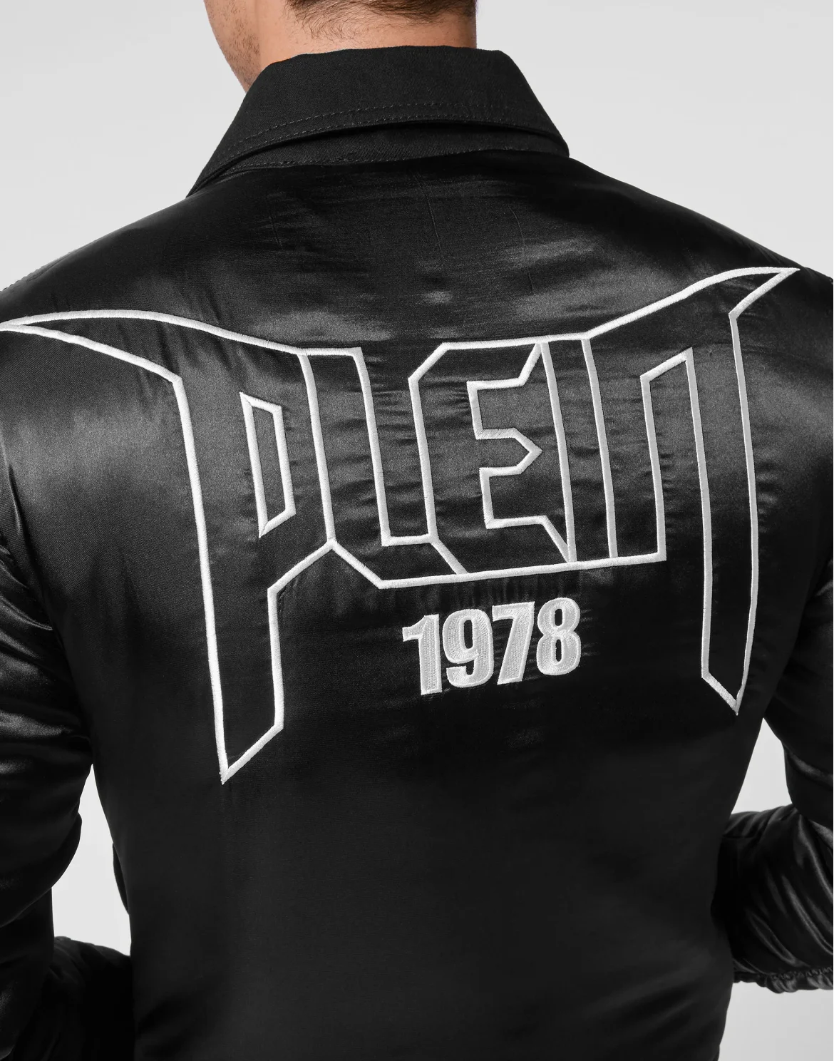 Denim Bomber Jacket PP1978, цвет: Черный