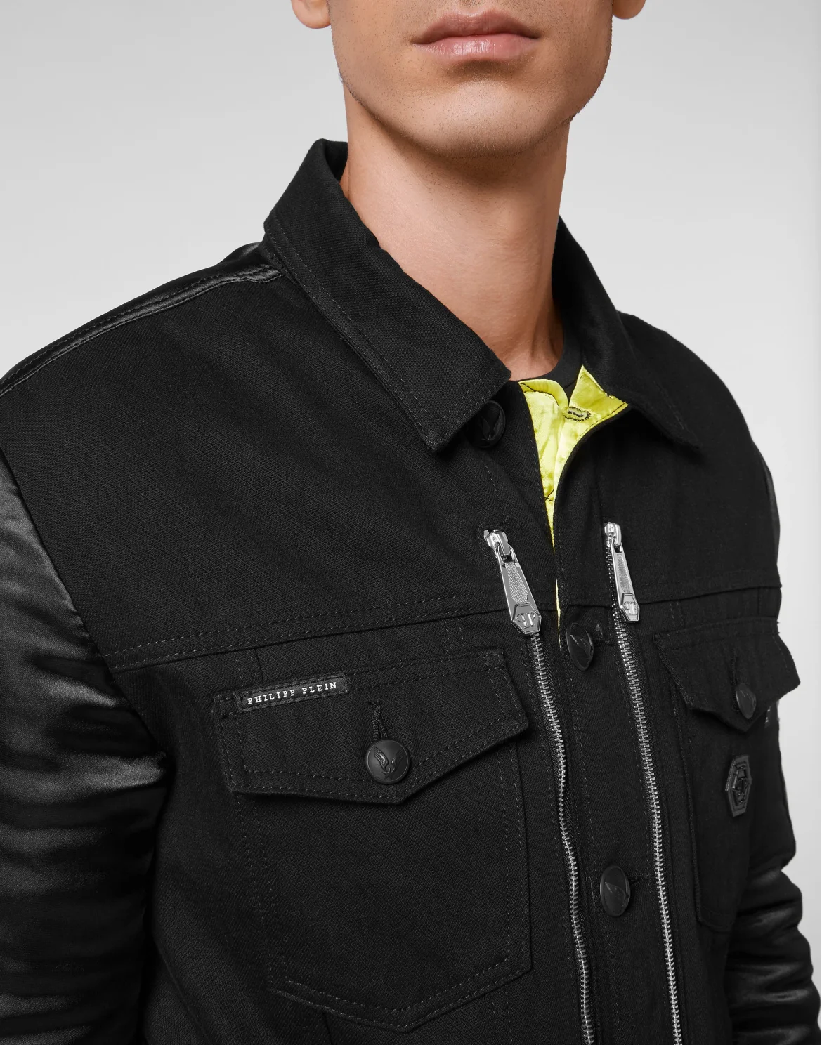 Denim Bomber Jacket PP1978, цвет: Черный