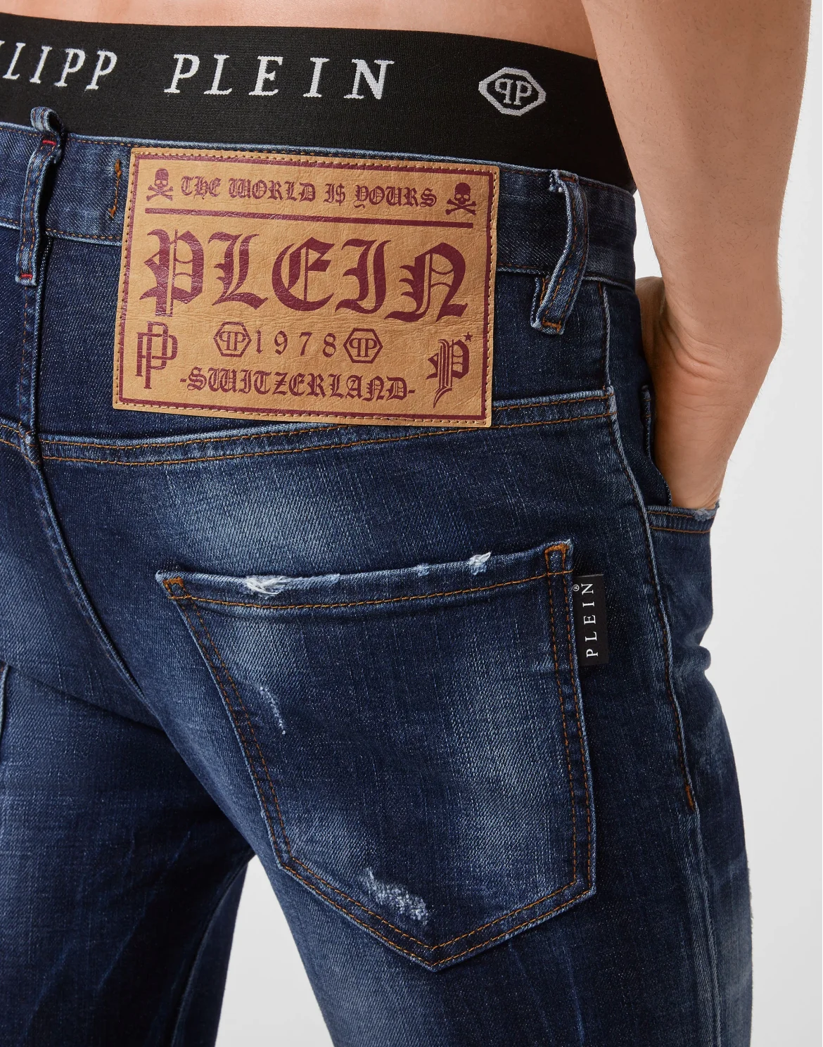 Denim Trousers Skinny, цвет: Синий