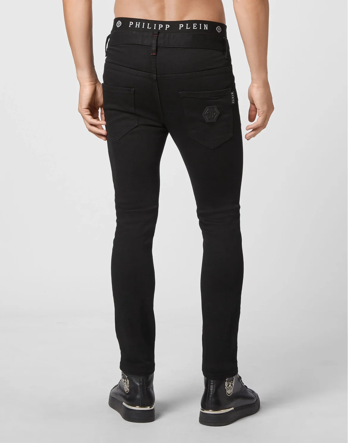 Denim Trousers Skinny, цвет: Черный
