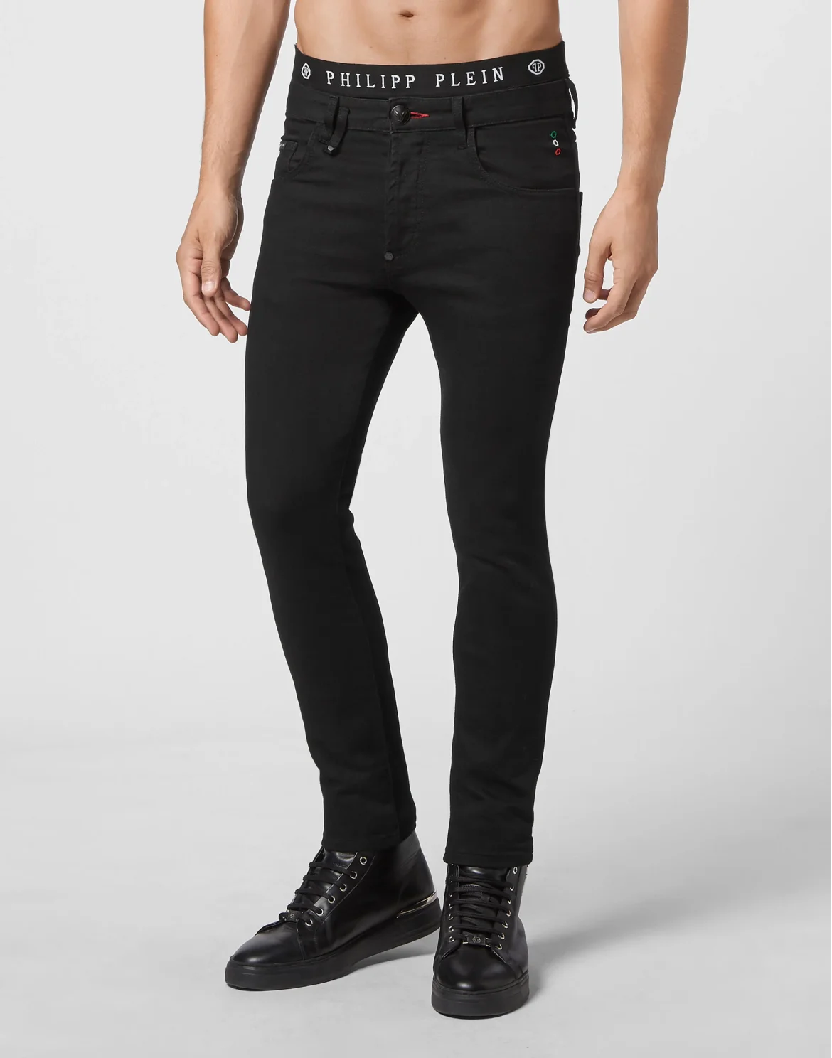 Denim Trousers Skinny, цвет: Черный