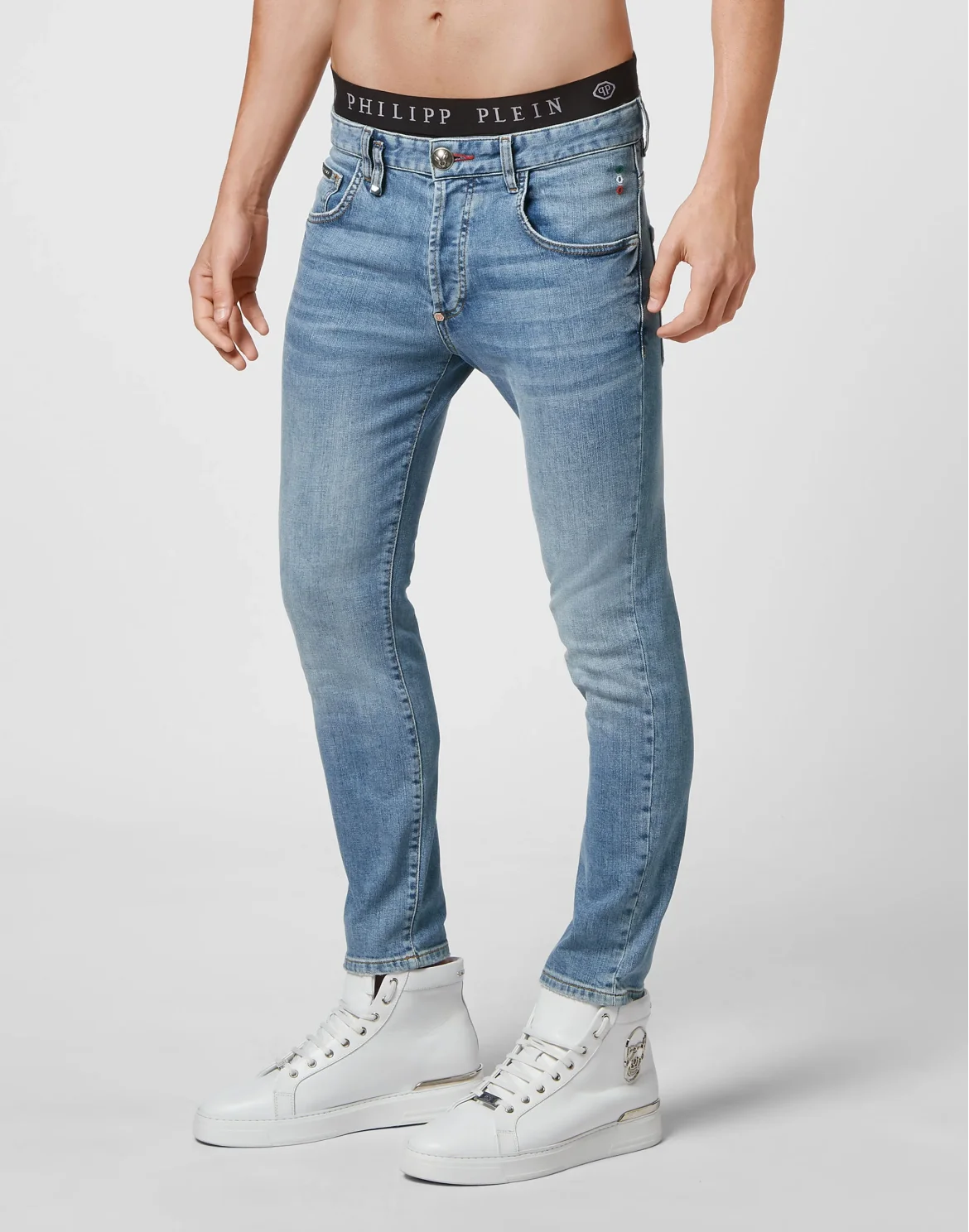Denim Trousers Skinny, цвет: Синий