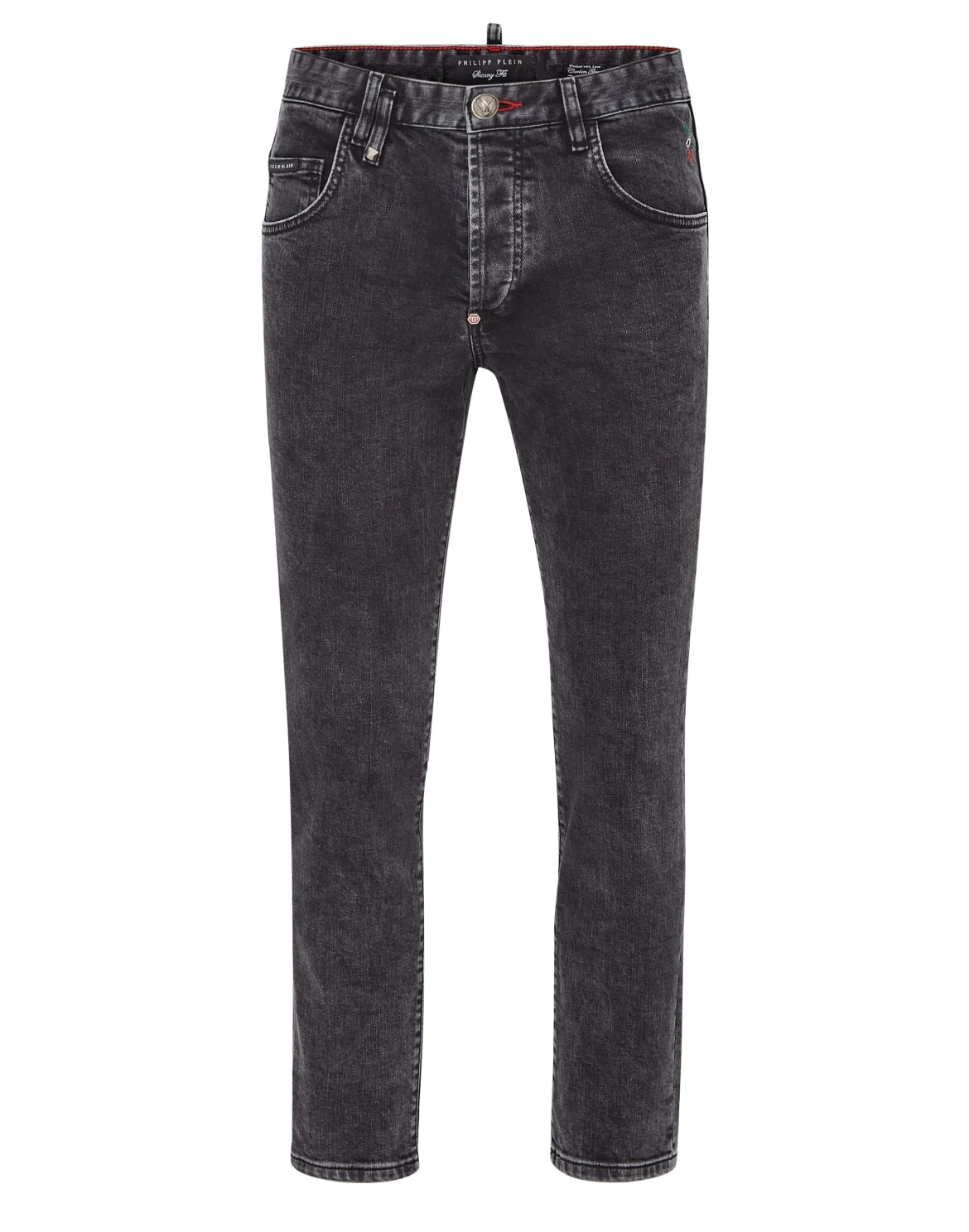 Denim Trousers Skinny, цвет: Серый