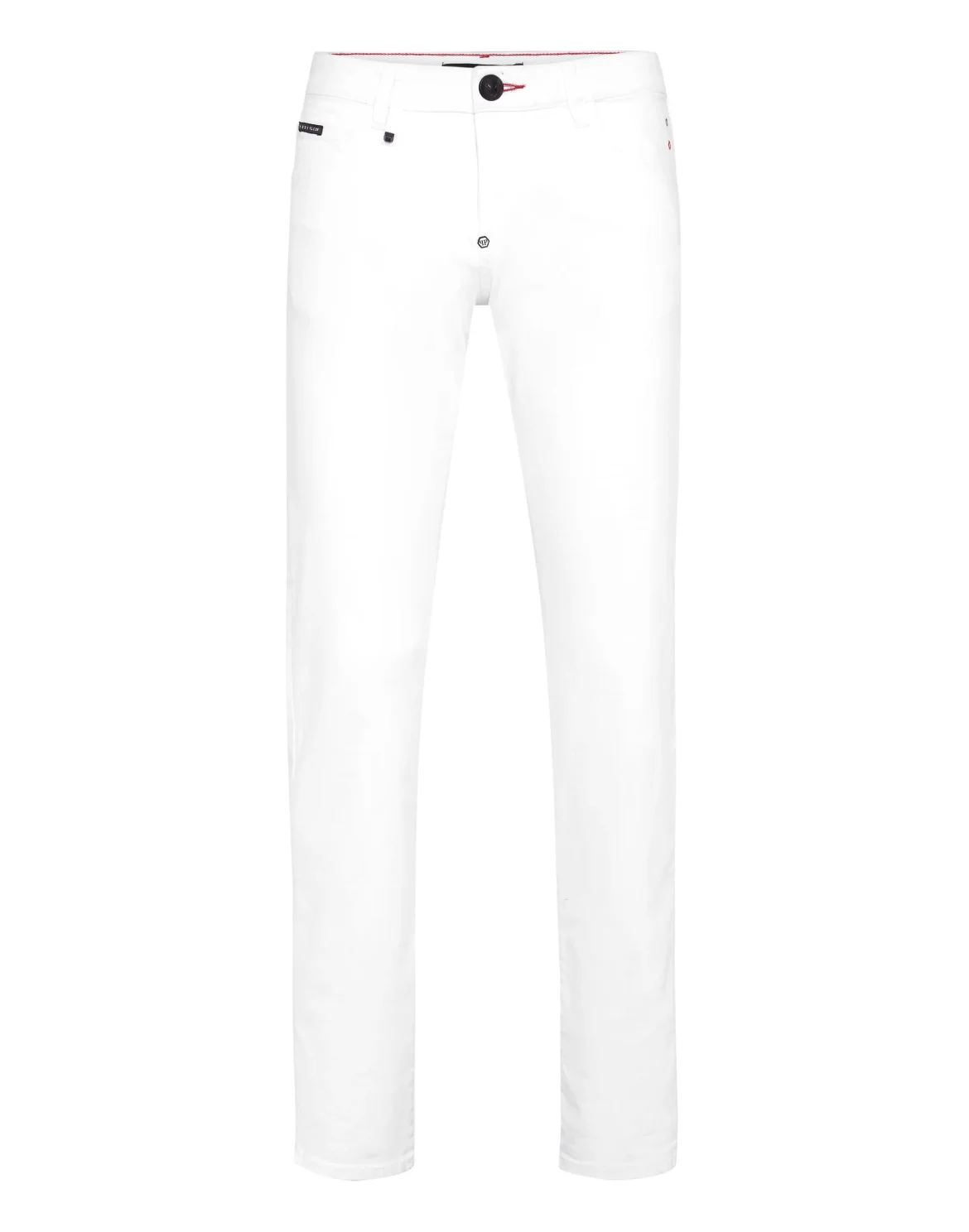 Denim Trousers Straight Cut, цвет: Белый