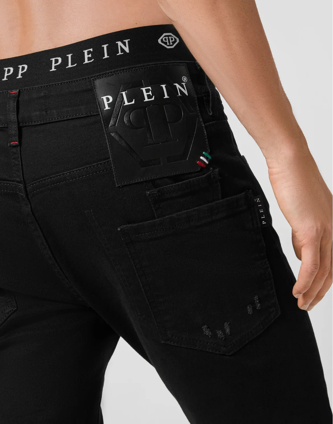 Denim Trousers Super Straight Cut, цвет: Черный